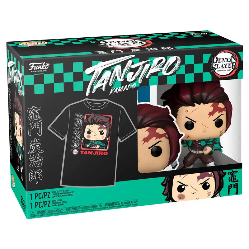 Demon Slayer Kitmesu no Yaiba Funko POP figura és póló csomag Tanjiro termékfotó