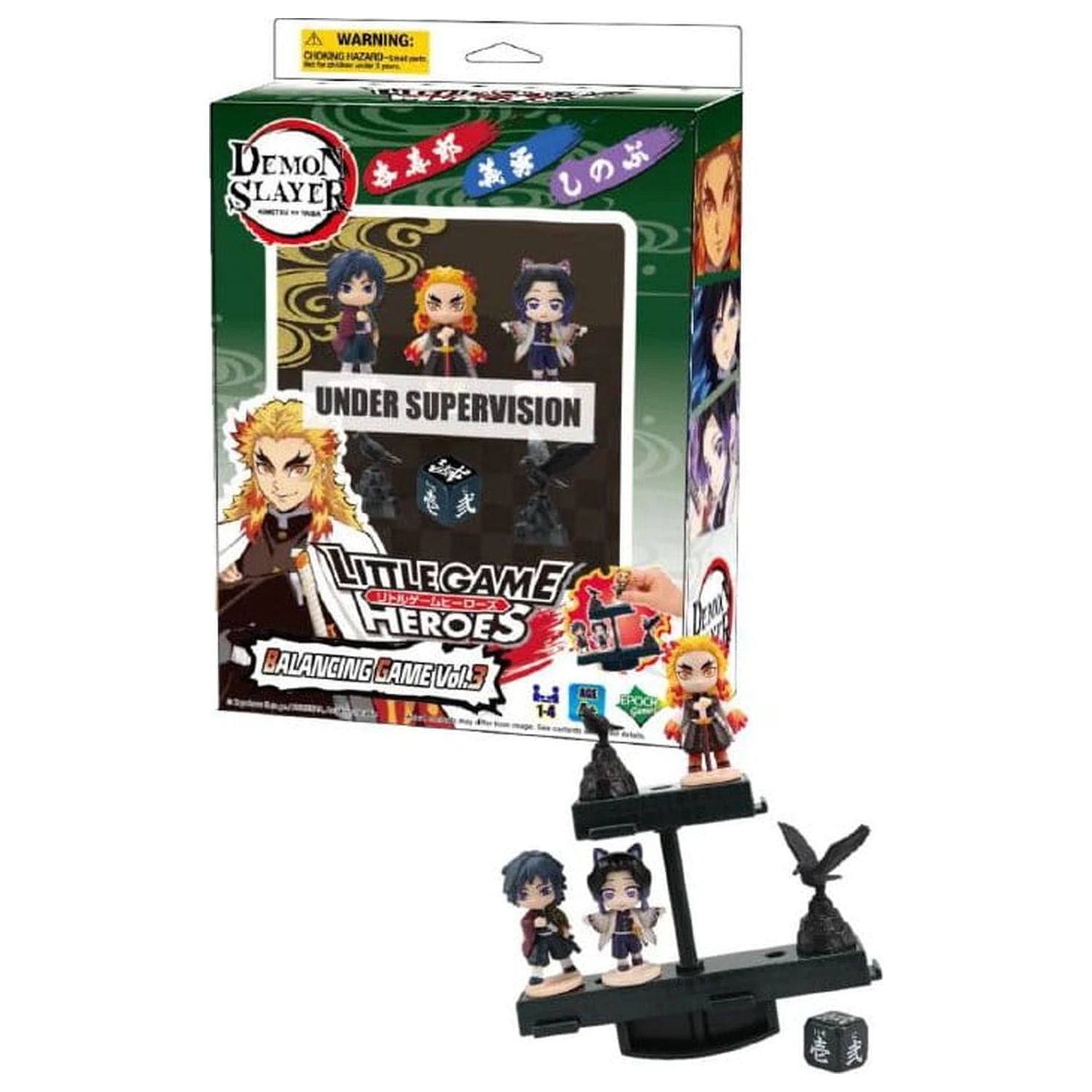 Demon Slayer Kyojuro & Giyu & Shinobu társasjáték termékfotó