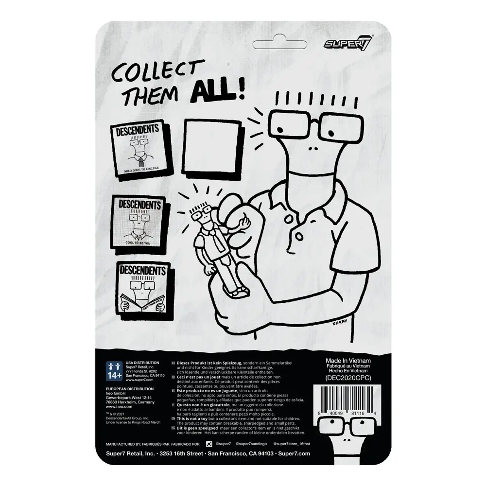 Descendents ReAction Milo (Cool To Be You) akciófigura 10 cm termékfotó