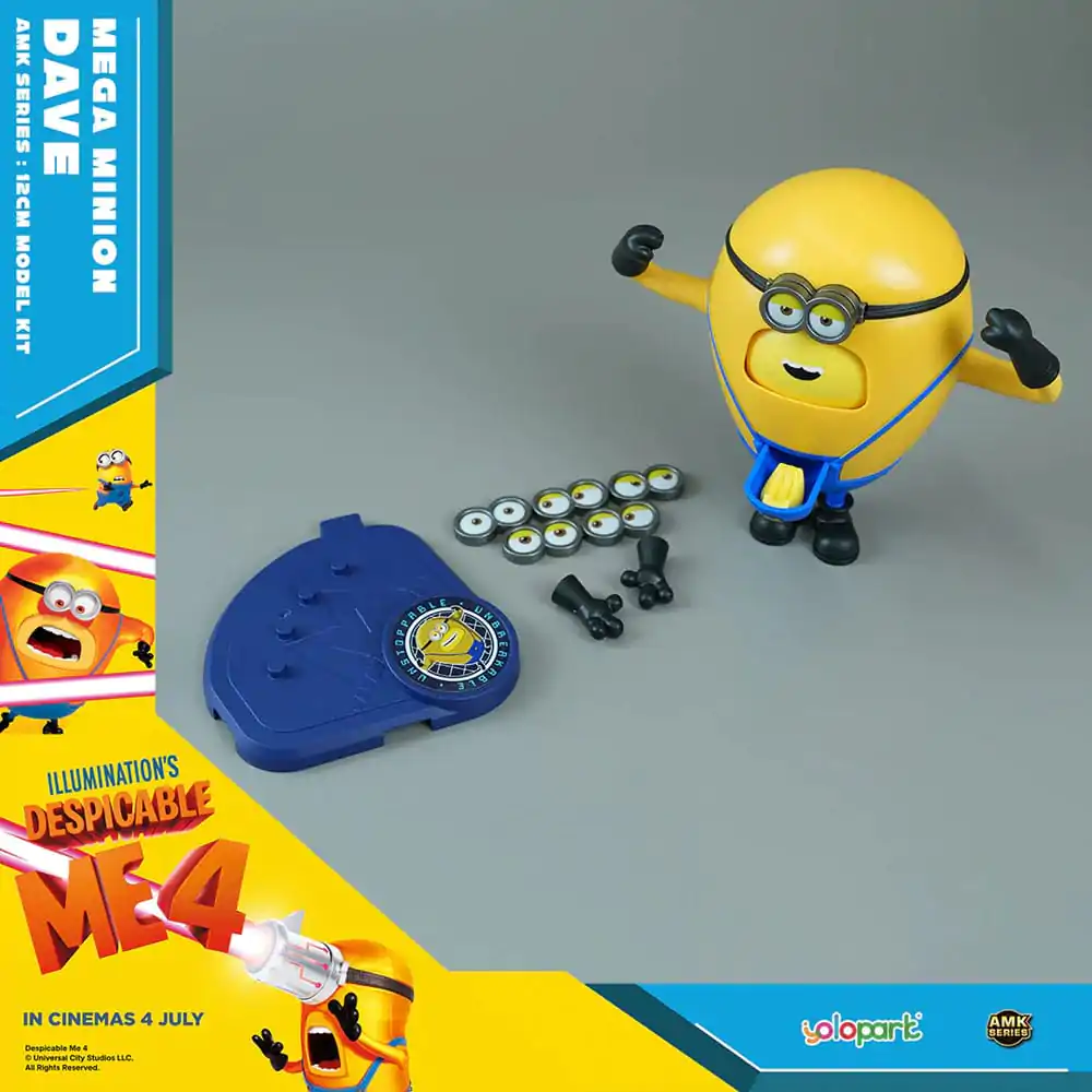 Despicable Me 4 AMK Series Super Dave Műanyag modell készlet 12 cm termékfotó