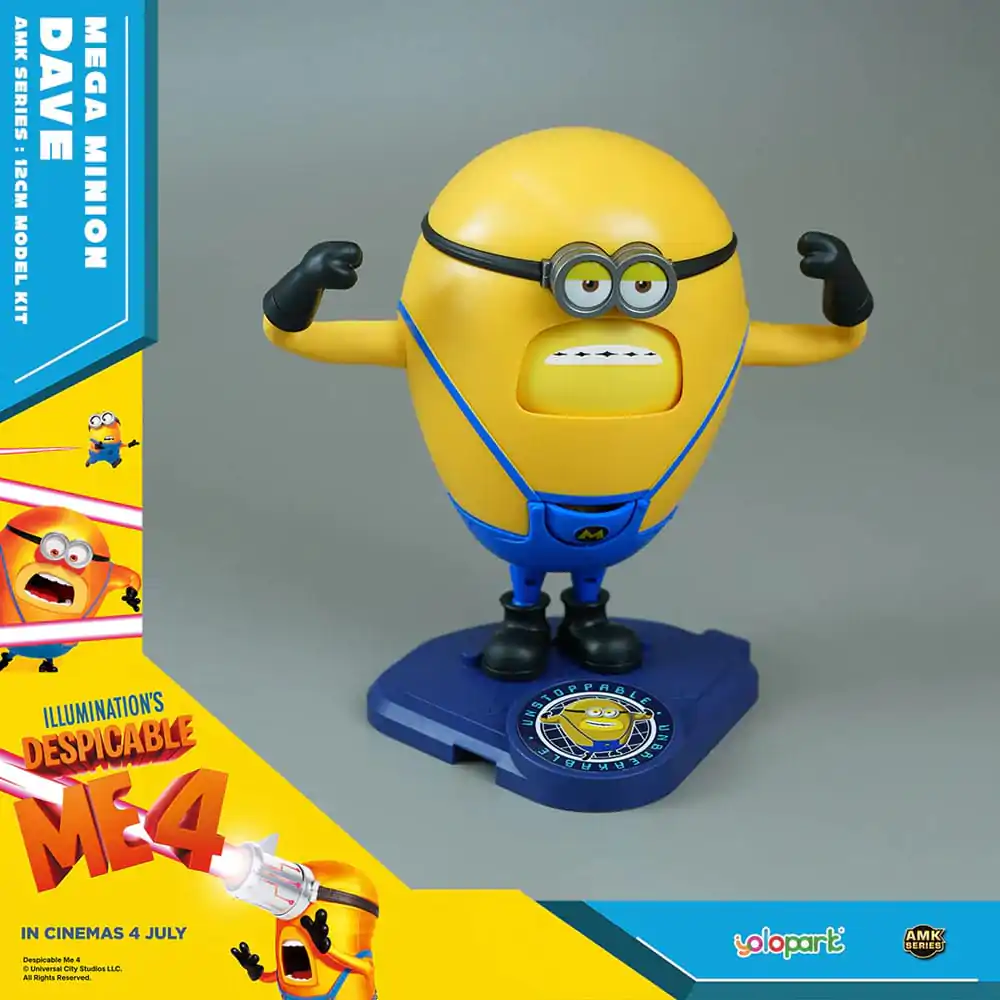Despicable Me 4 AMK Series Super Dave Műanyag modell készlet 12 cm termékfotó