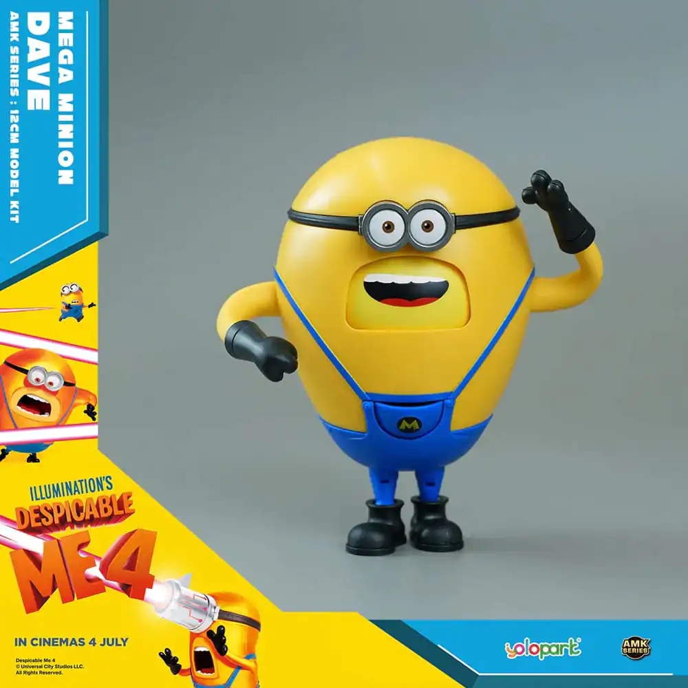 Despicable Me 4 AMK Series Super Dave Műanyag modell készlet 12 cm termékfotó