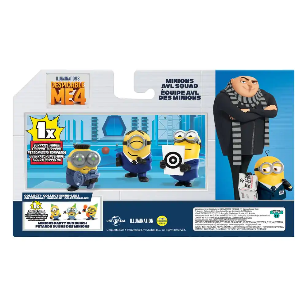 Despicable Me 4 Figure 4-Pack AVL 5 cm termékfotó