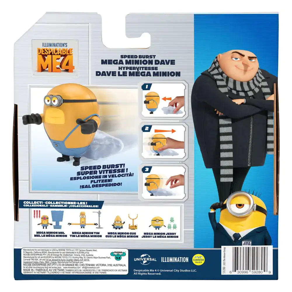 Despicable Me 4 Mega Minion Action Figure Dave termékfotó