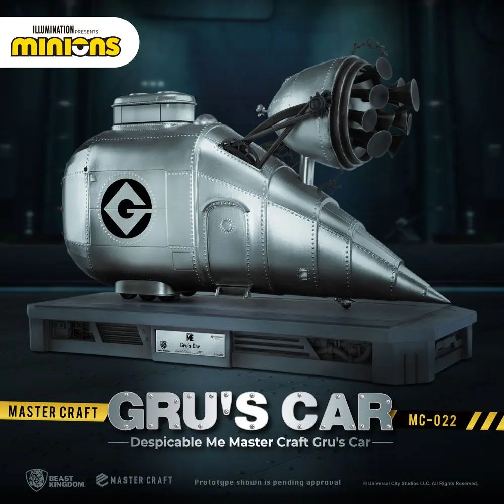 Despicable Me Master Craft Gru's Car szobor figura 26 cm termékfotó