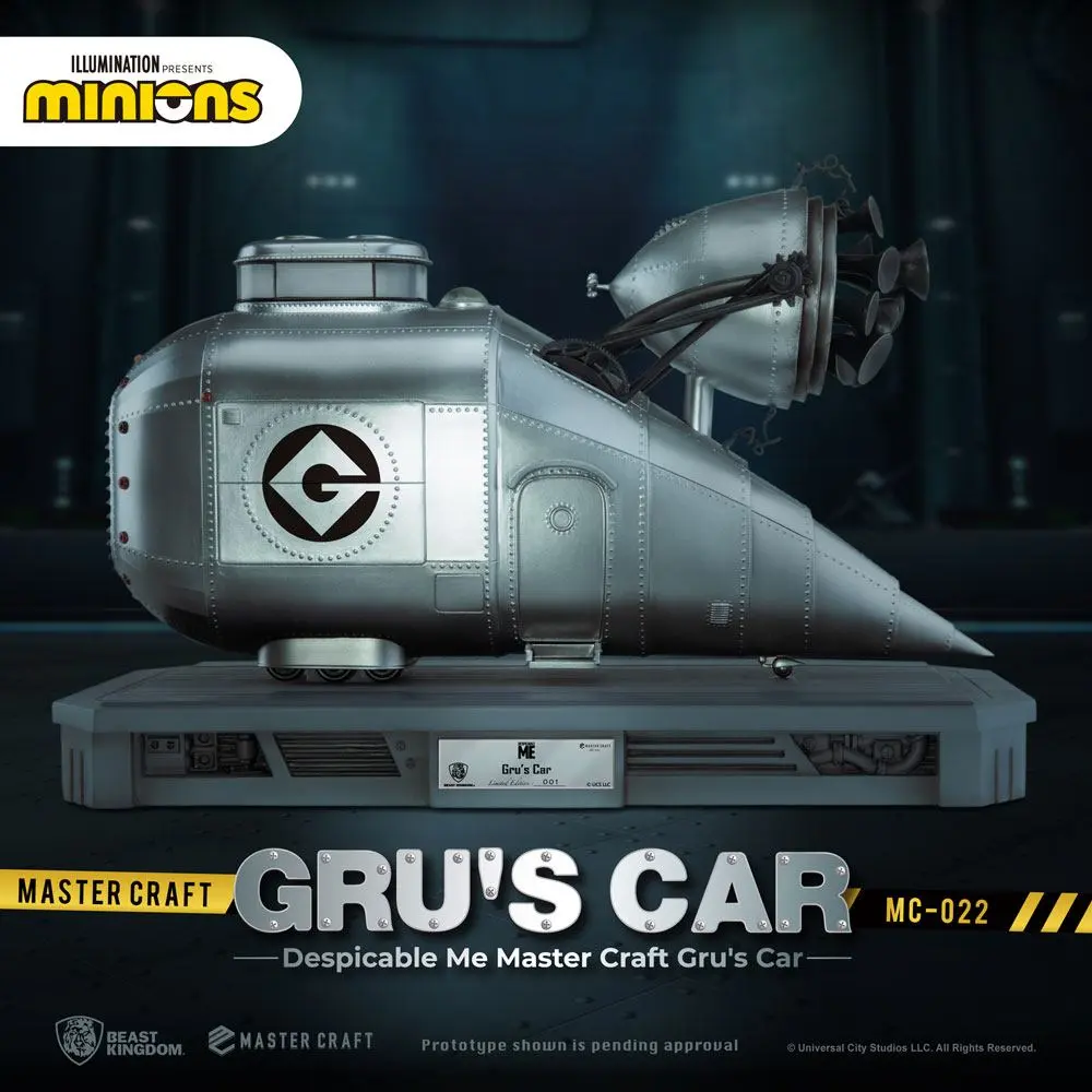 Despicable Me Master Craft Gru's Car szobor figura 26 cm termékfotó