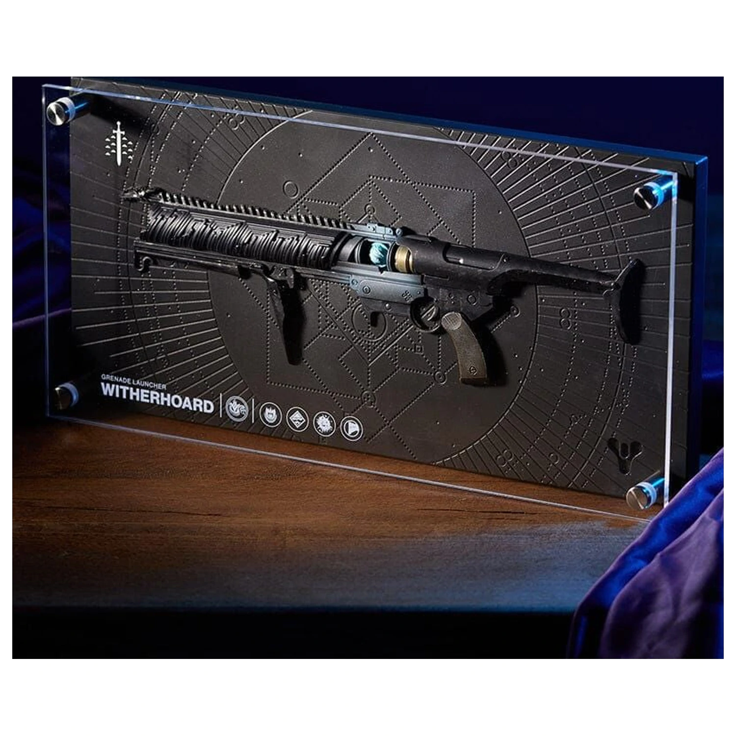 Destiny 2 Witherhoard Exotic Weapon plakett replika termékfotó