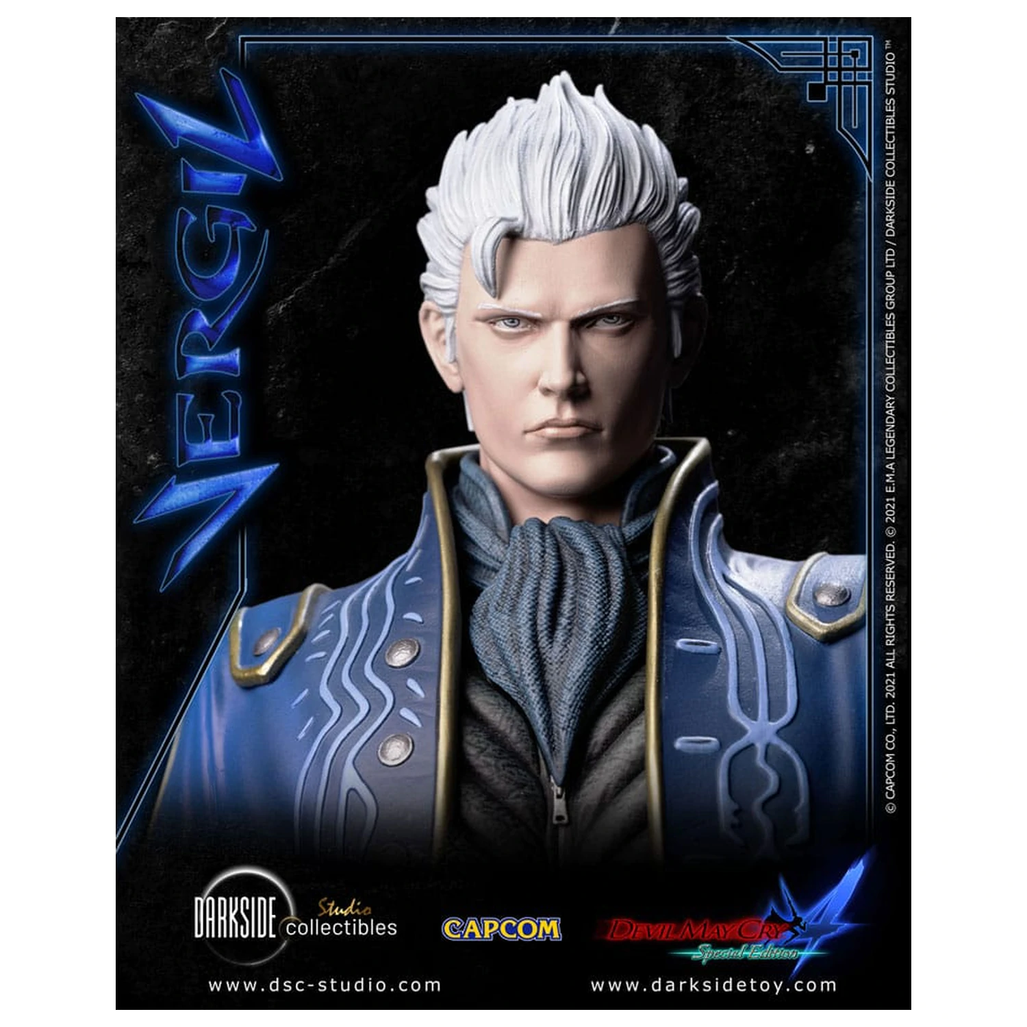 Devil May Cry 4 1/4 Vergil szobor figura 51 cm termékfotó