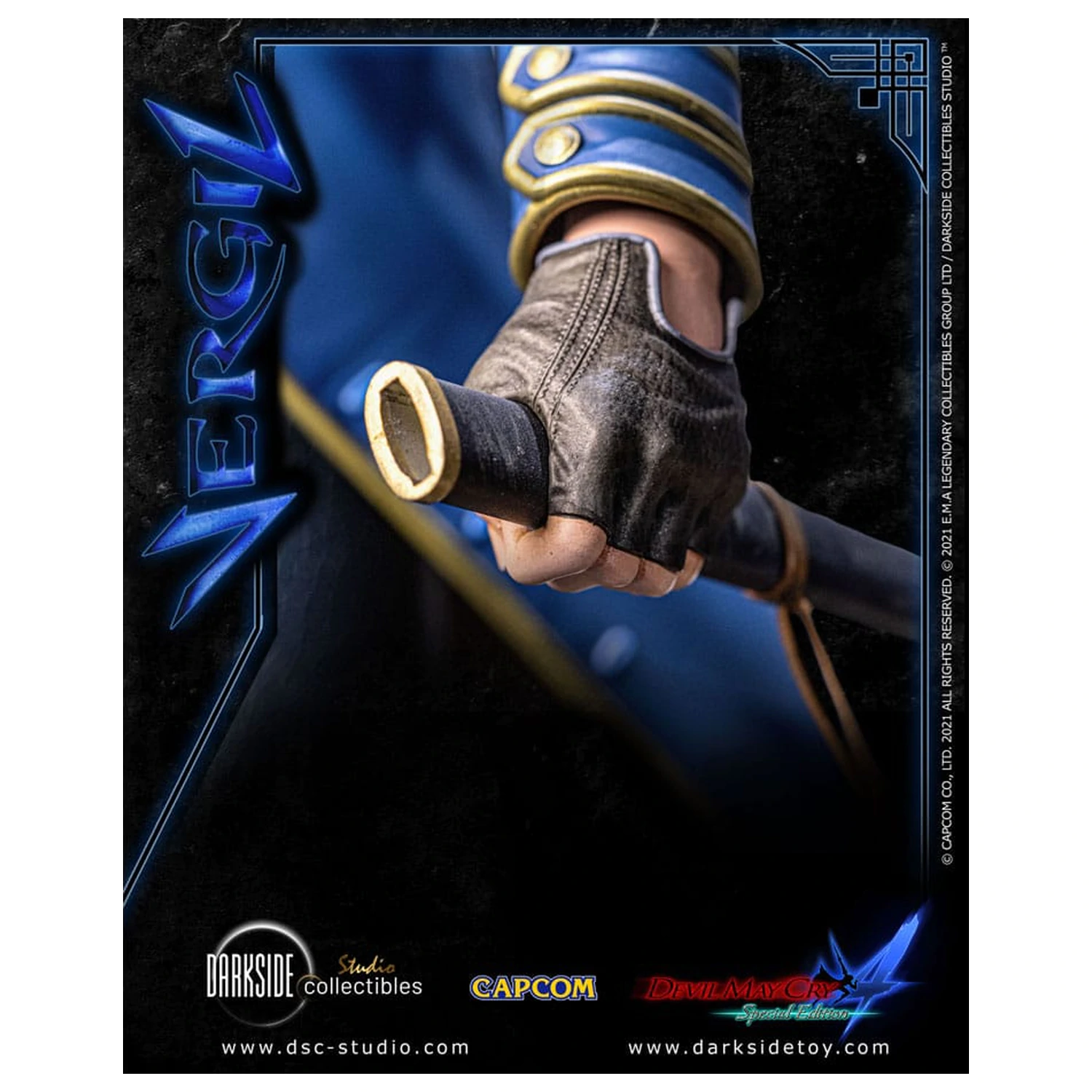 Devil May Cry 4 1/4 Vergil szobor figura 51 cm termékfotó