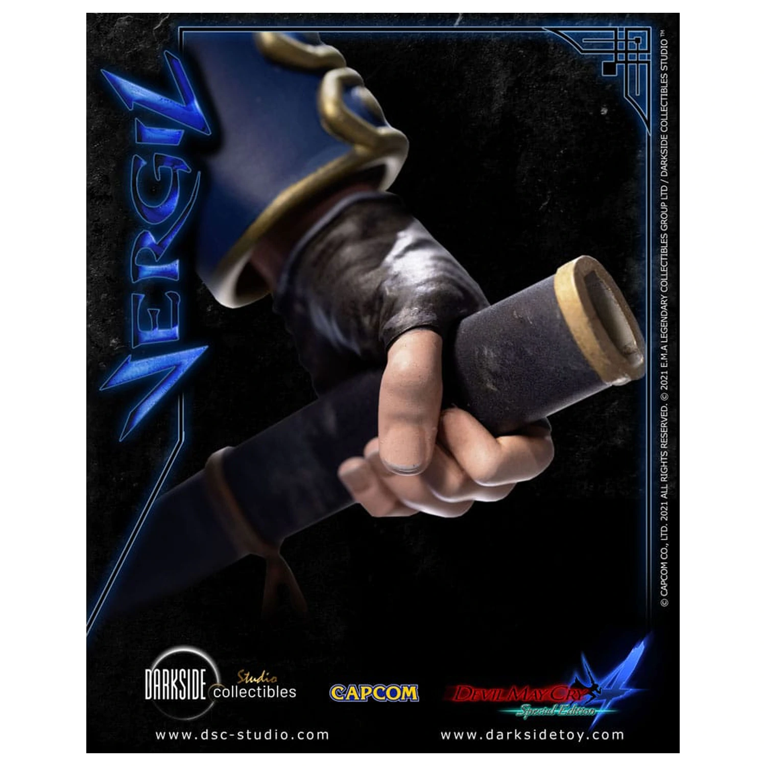 Devil May Cry 4 1/4 Vergil szobor figura 51 cm termékfotó