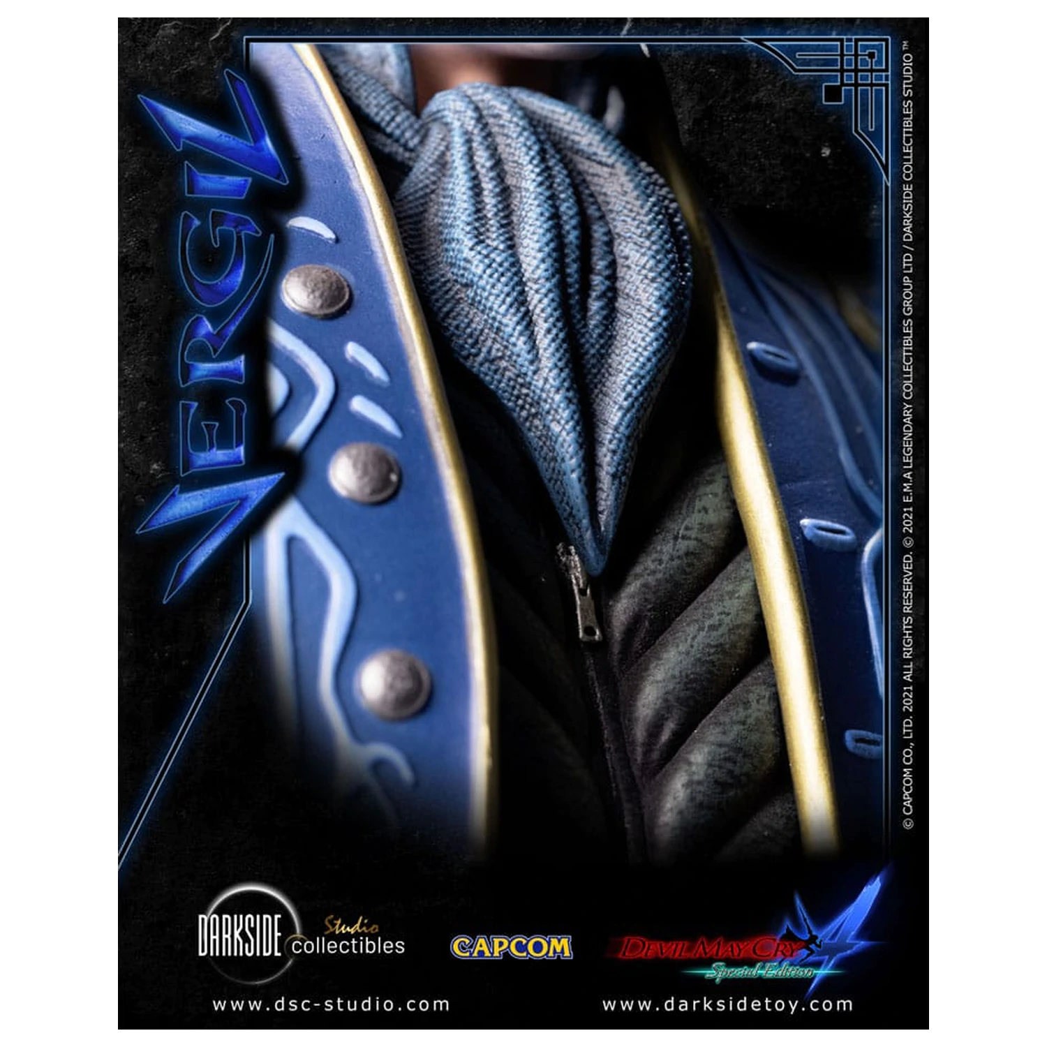 Devil May Cry 4 1/4 Vergil szobor figura 51 cm termékfotó