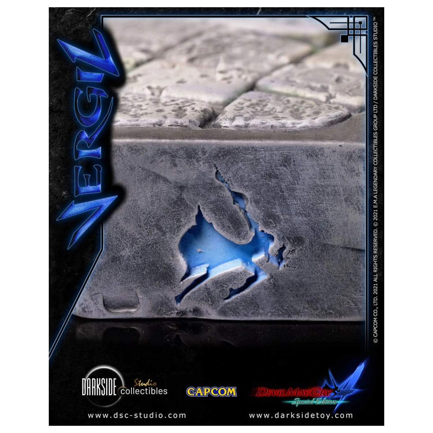 Devil May Cry 4 1/4 Vergil szobor figura 51 cm termékfotó
