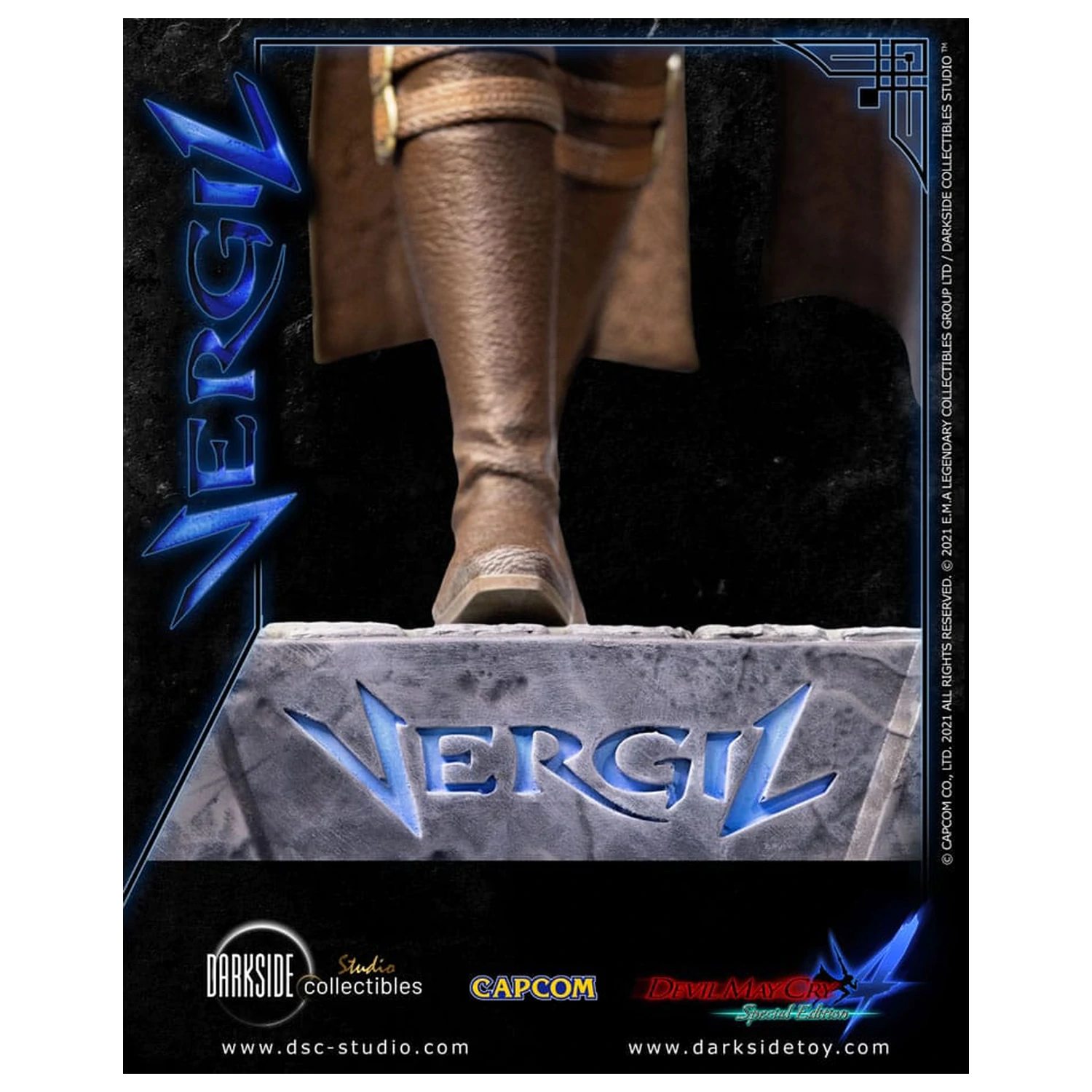 Devil May Cry 4 1/4 Vergil szobor figura 51 cm termékfotó