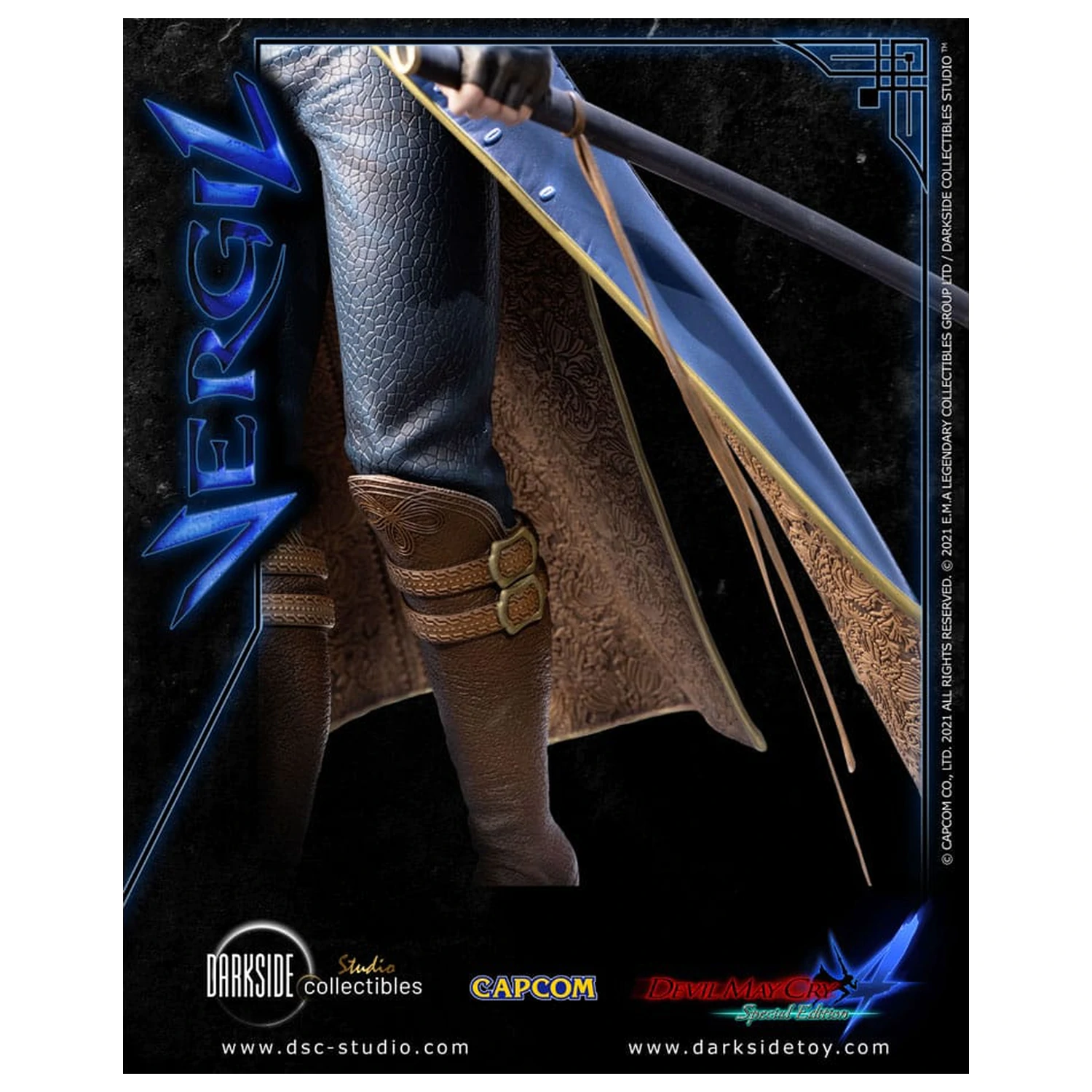 Devil May Cry 4 1/4 Vergil szobor figura 51 cm termékfotó