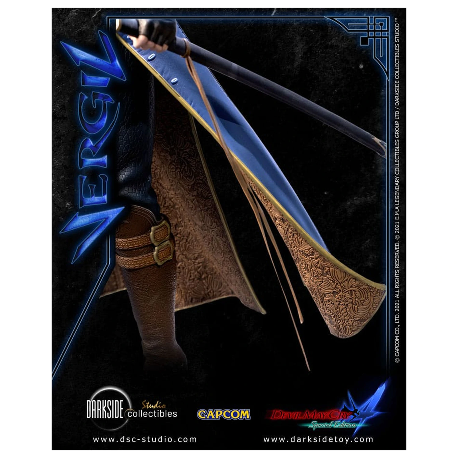 Devil May Cry 4 1/4 Vergil szobor figura 51 cm termékfotó