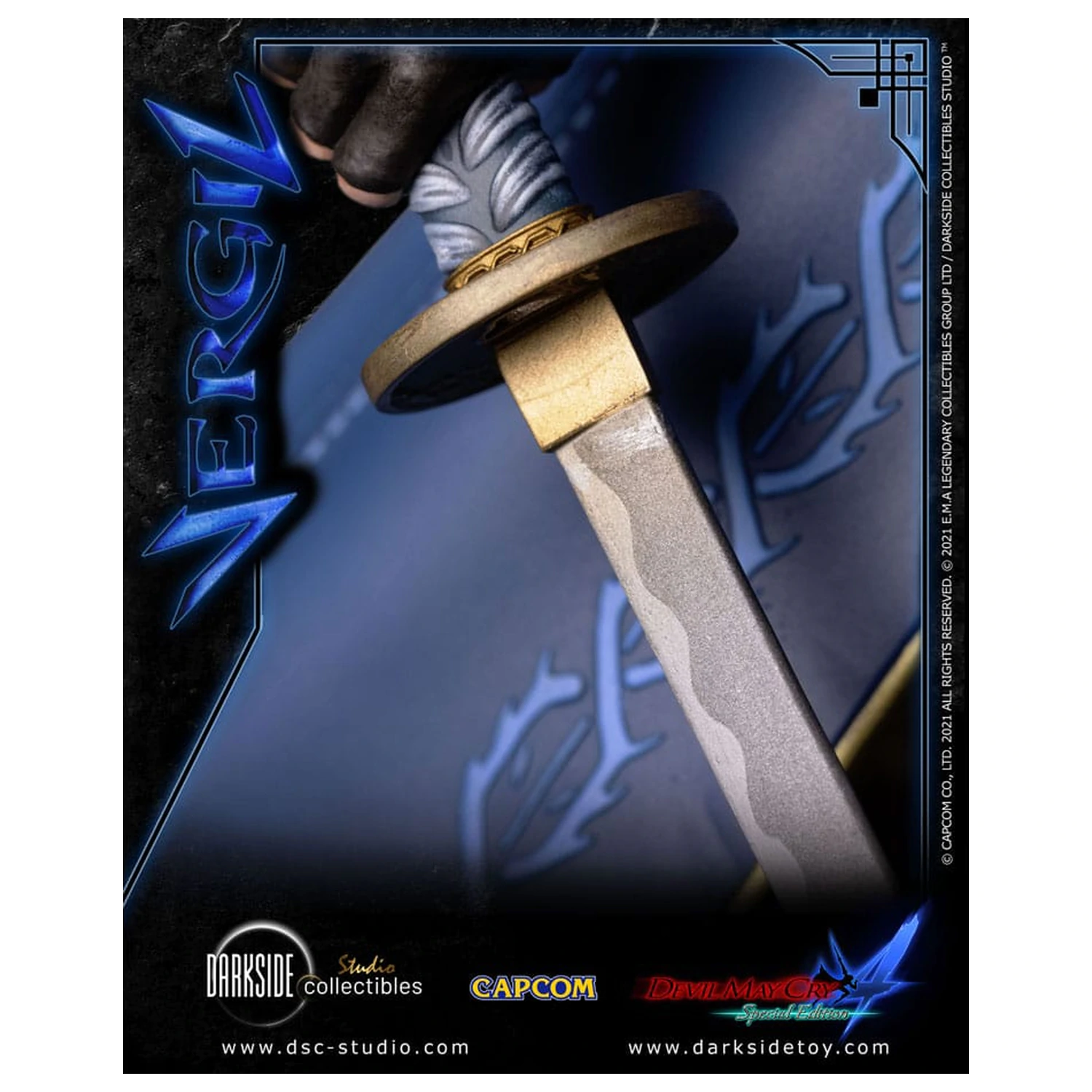 Devil May Cry 4 1/4 Vergil szobor figura 51 cm termékfotó