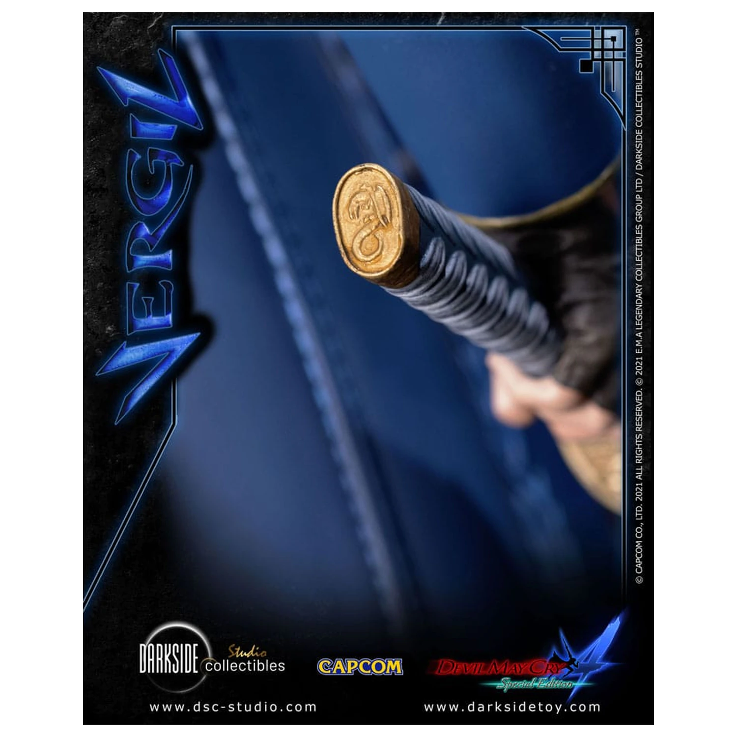 Devil May Cry 4 1/4 Vergil szobor figura 51 cm termékfotó