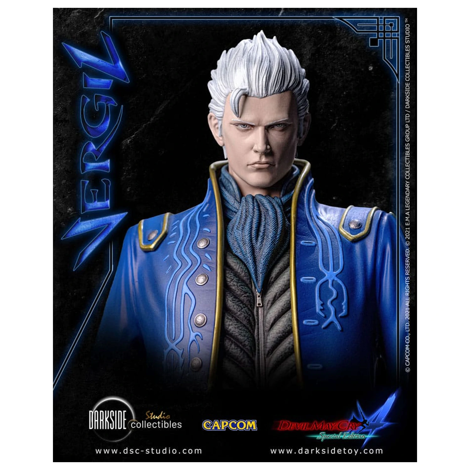 Devil May Cry 4 1/4 Vergil szobor figura 51 cm termékfotó