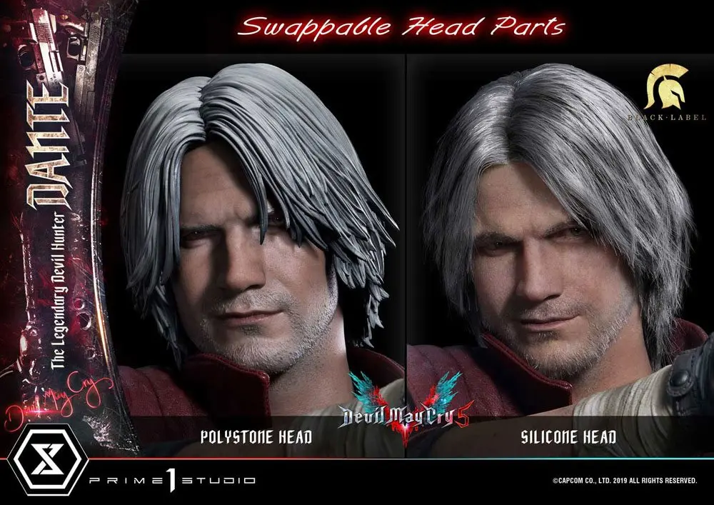 Devil May Cry 5 1/2 Dante Black Label szobor figura 109 cm termékfotó