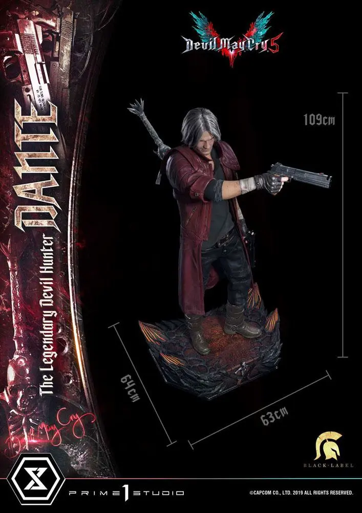 Devil May Cry 5 1/2 Dante Black Label szobor figura 109 cm termékfotó