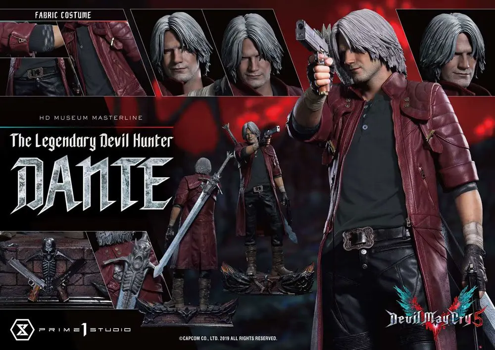 Devil May Cry 5 1/2 Dante szobor figura 109 cm termékfotó