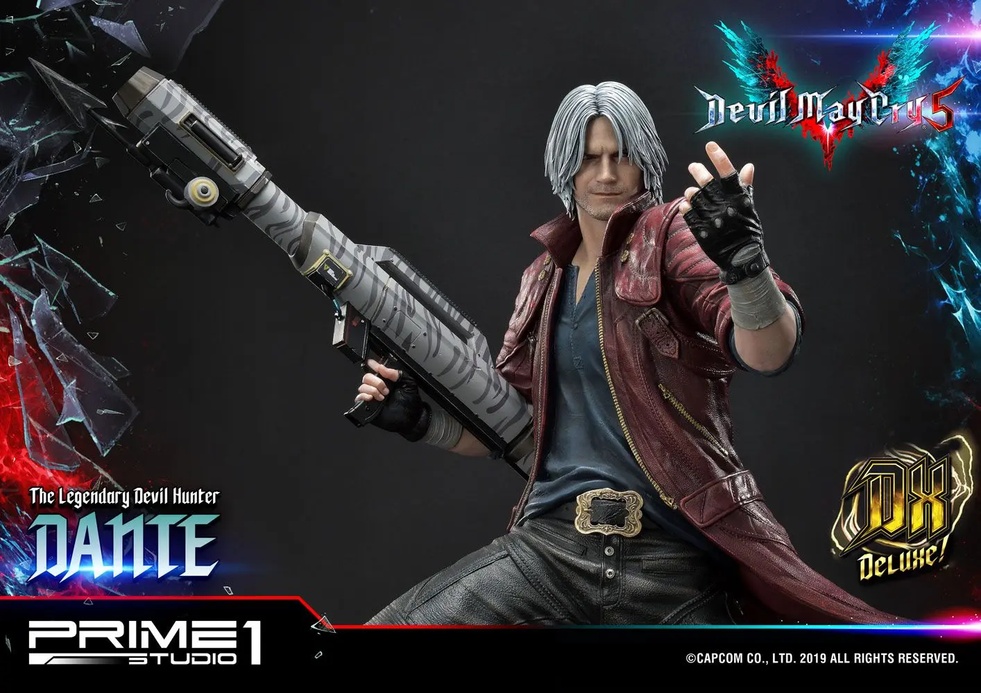 Devil May Cry 5 1/4 Dante Deluxe Ver. szobor figura 74 cm termékfotó