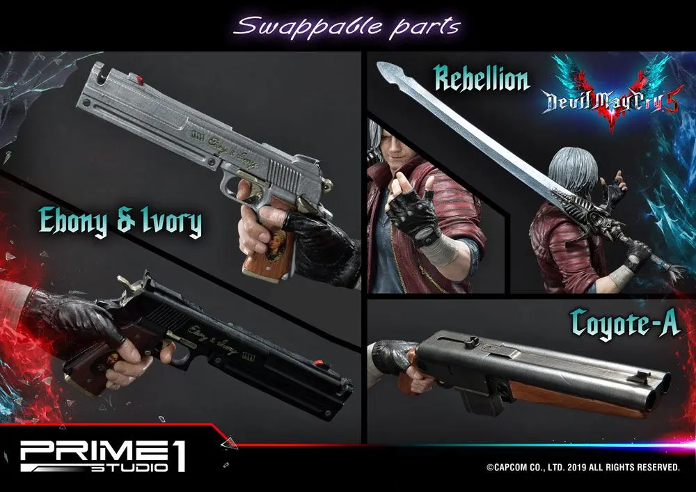 Devil May Cry 5 1/4 Dante szobor figura 74 cm termékfotó