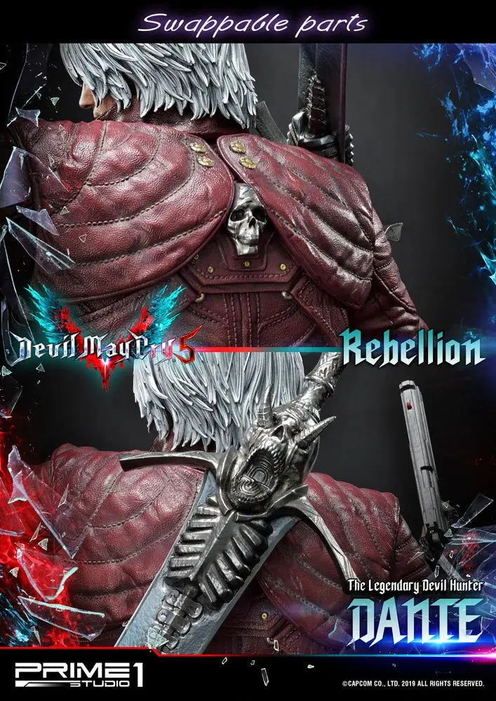 Devil May Cry 5 1/4 Dante szobor figura 74 cm termékfotó
