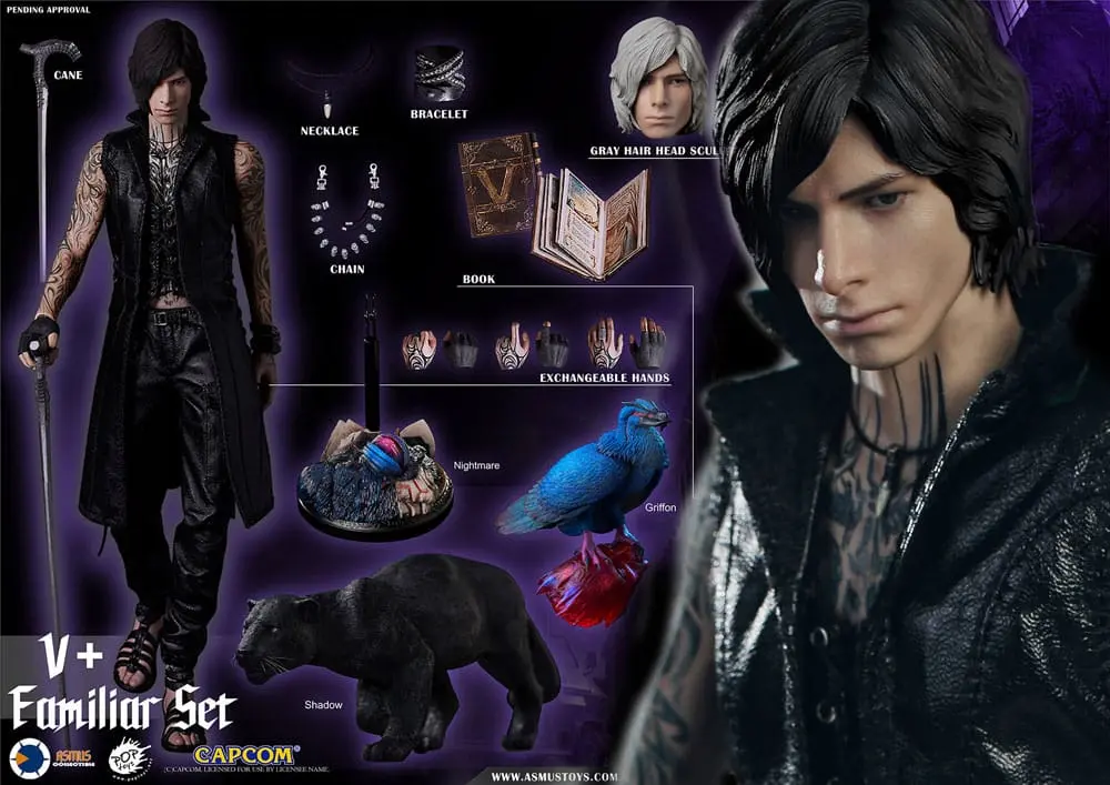 Devil May Cry 5 1/6 V (Luxury Edition) akciófigura 31 cm termékfotó
