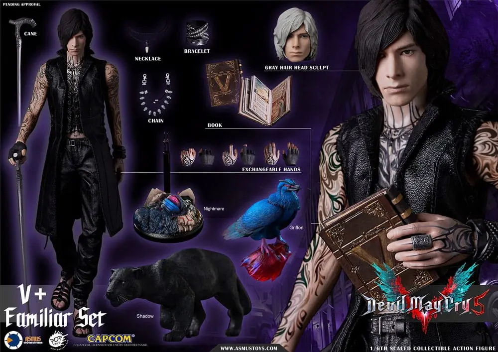 Devil May Cry 5 1/6 V (Luxury Edition) akciófigura 31 cm termékfotó