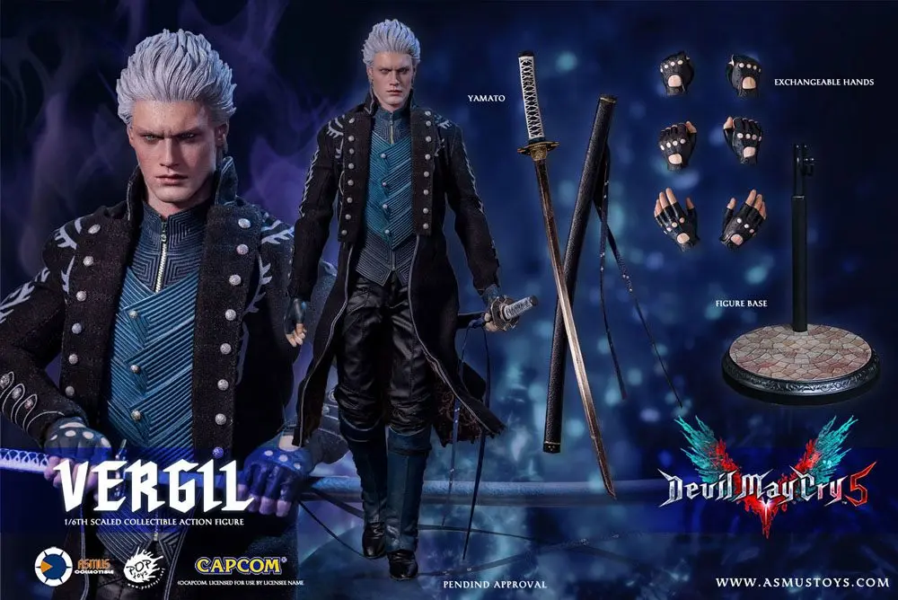 Devil May Cry 5 akciófigura 1/6 Vergil 31 cm termékfotó