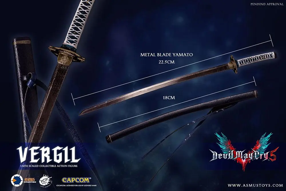 Devil May Cry 5 akciófigura 1/6 Vergil 31 cm termékfotó
