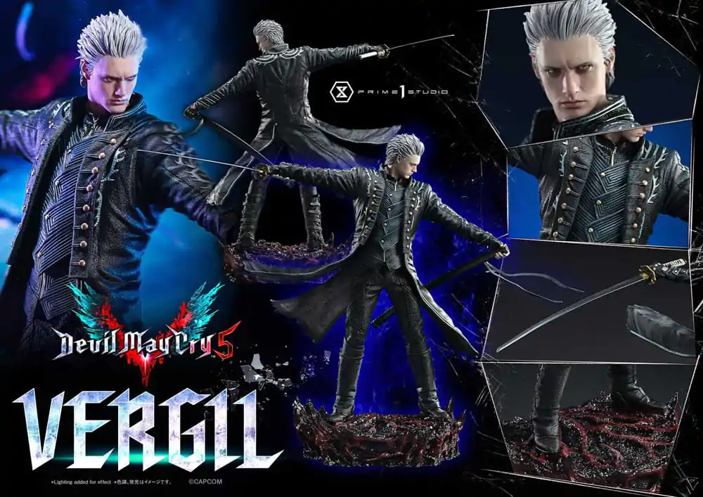 Devil May Cry V Concept Masterline Series 1/6 Vergil szobor figura 39 cm termékfotó