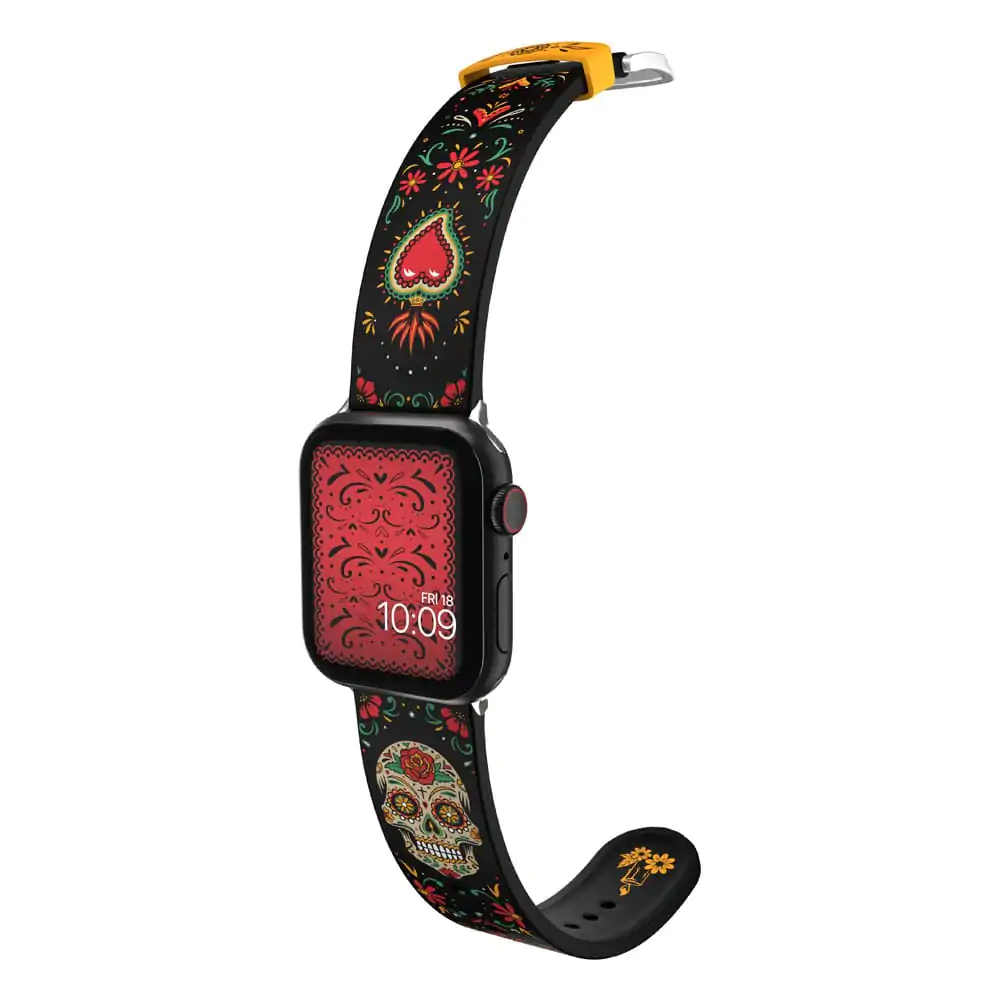 Dia de los Muertos Black óraszíj okosórákhoz termékfotó