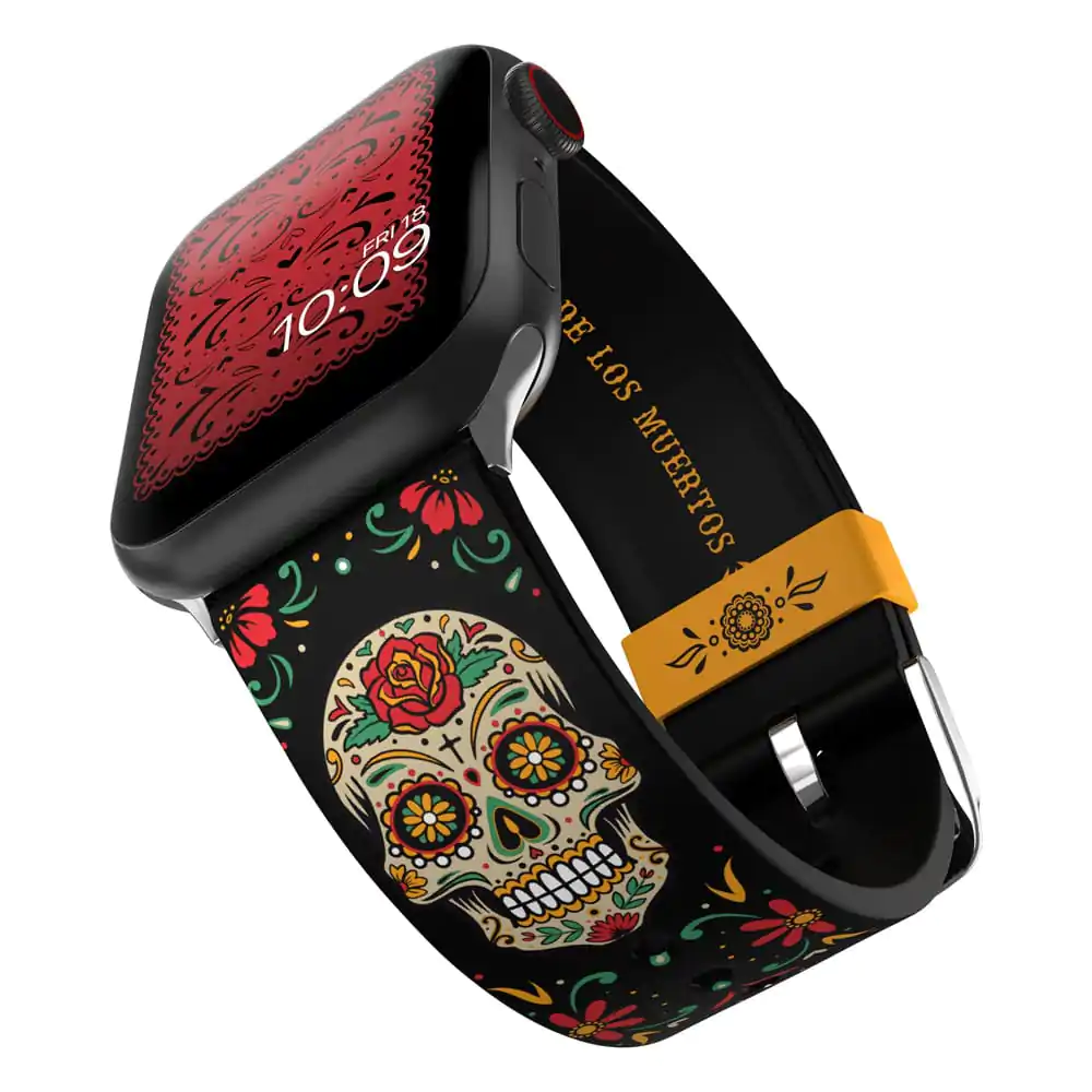 Dia de los Muertos Black óraszíj okosórákhoz termékfotó