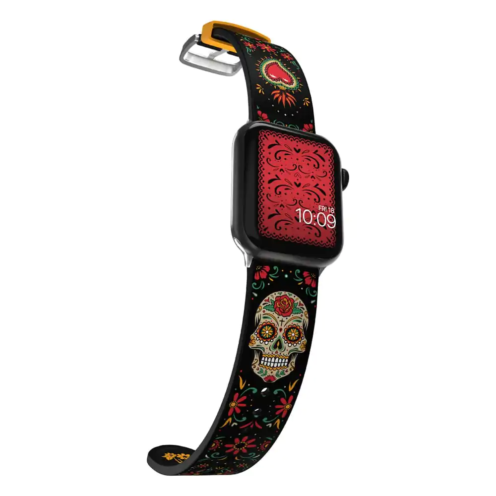Dia de los Muertos Black óraszíj okosórákhoz termékfotó