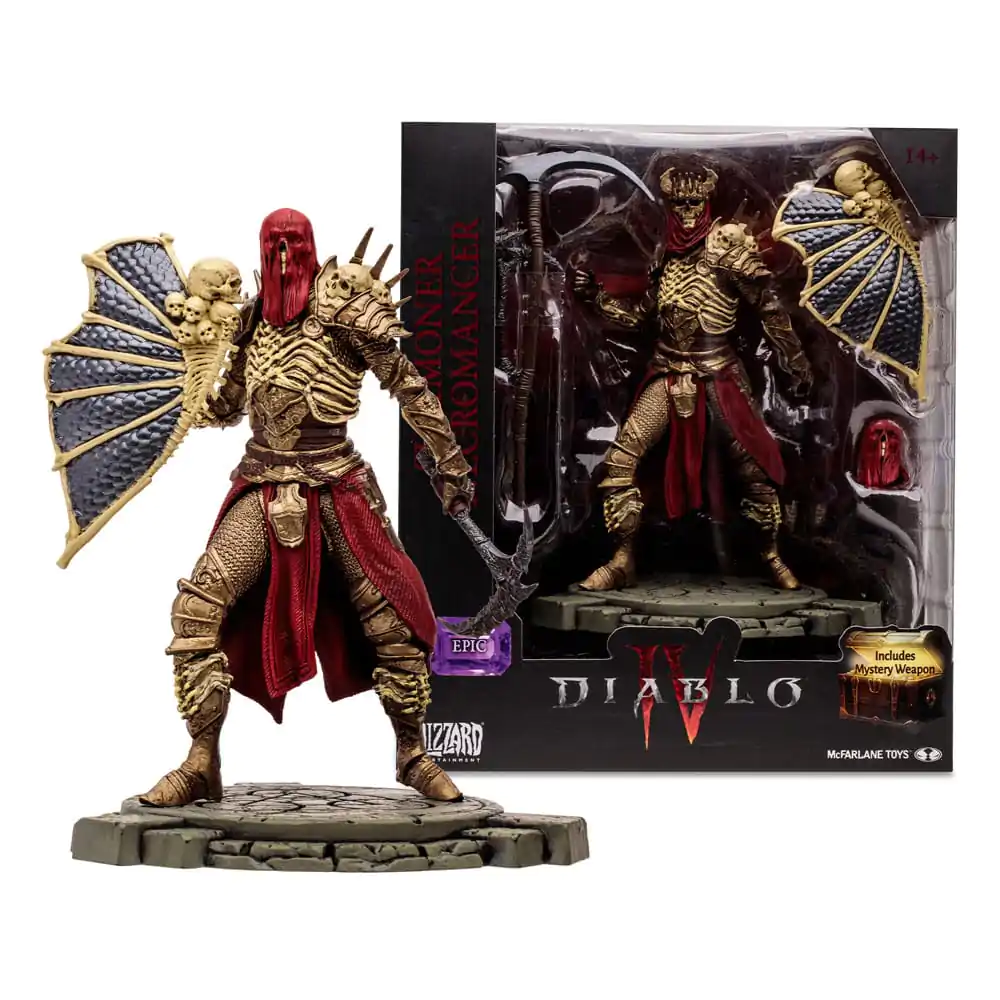 Diablo 4 Necromancer (Epic) akciófigura 15 cm termékfotó