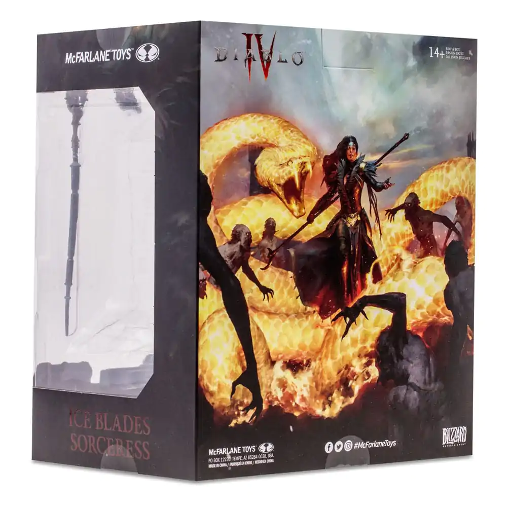 Diablo 4 Sorceress (Epic) akciófigura 15 cm termékfotó