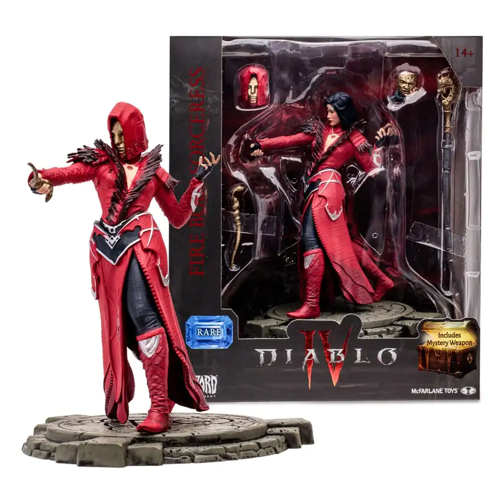 Diablo 4 Sorceress (Rare) akciófigura 15 cm termékfotó