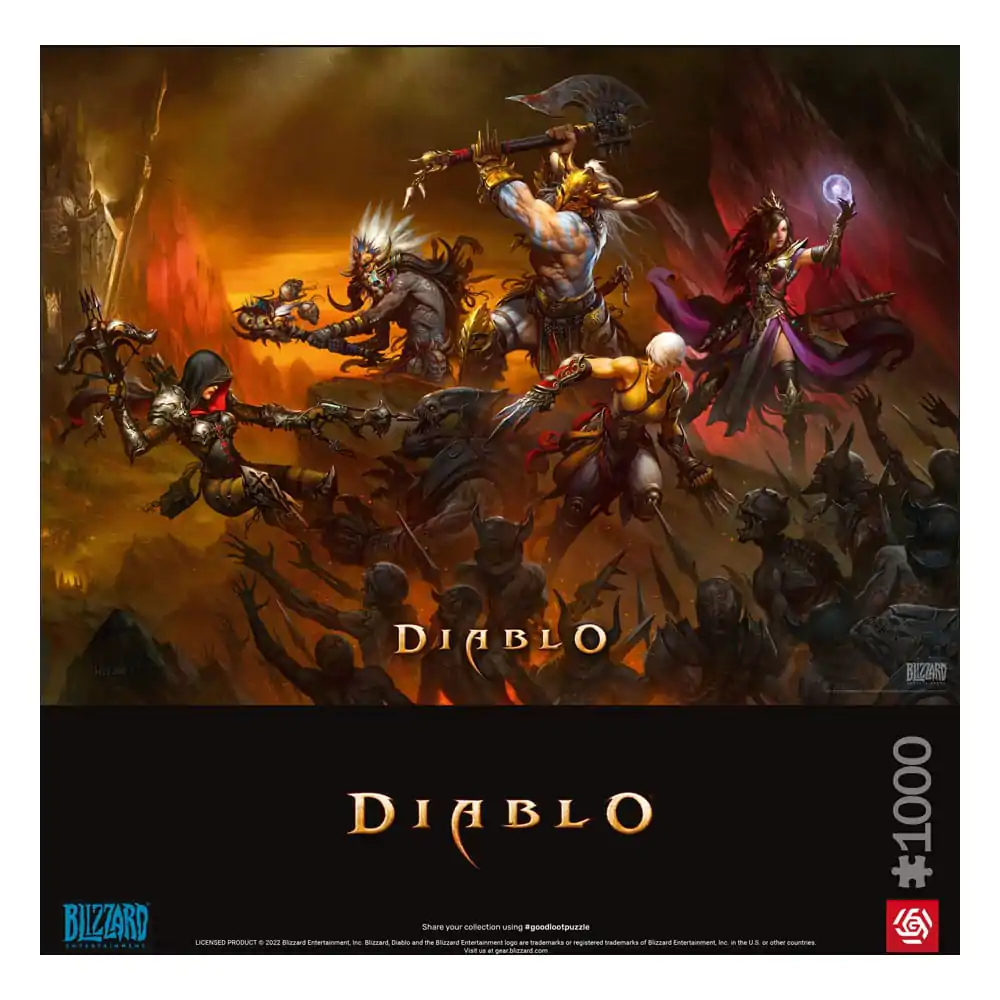 Diablo Gaming Heroes Battle puzzle (1000 darab) termékfotó