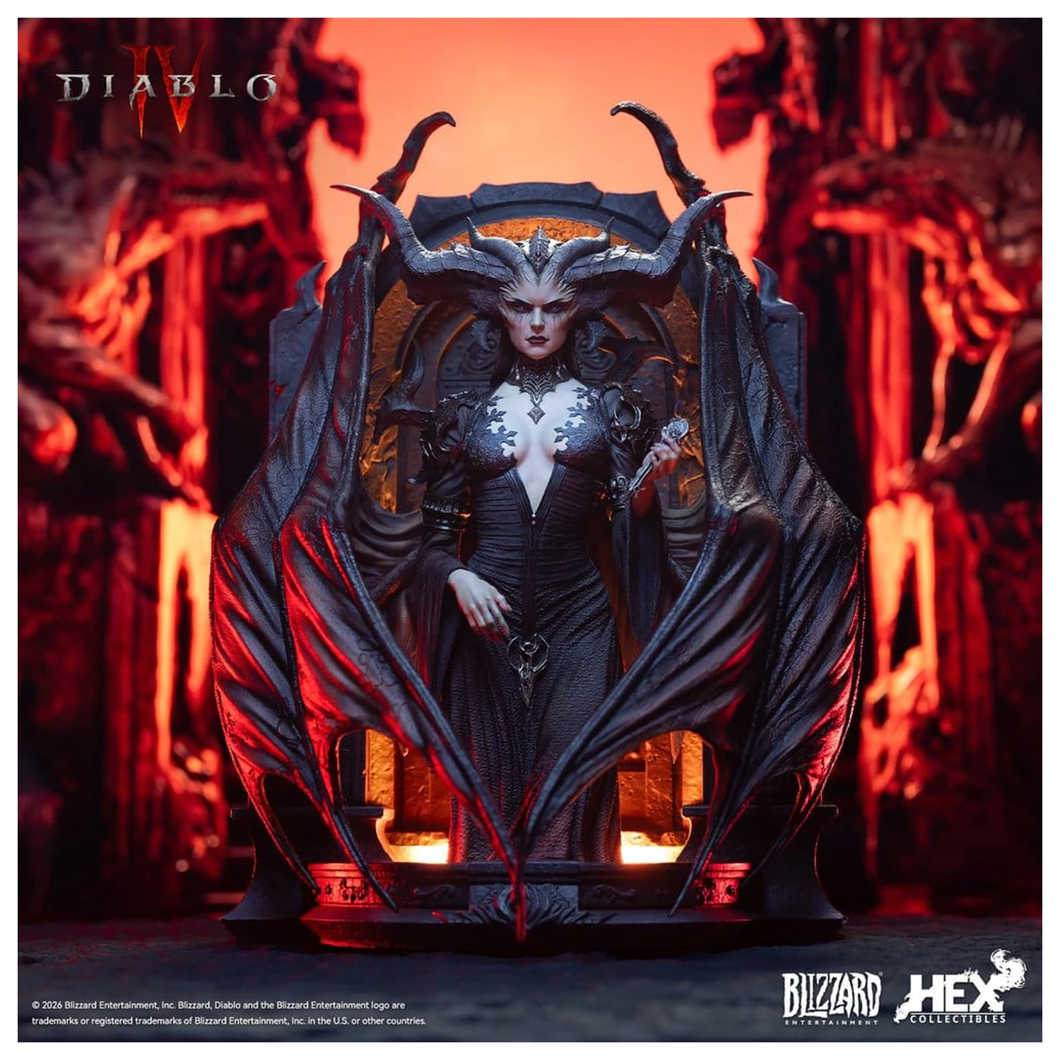 Diablo IV Art Lilith szobor figura 34 cm termékfotó
