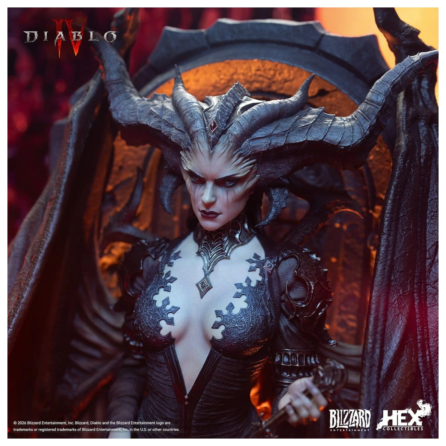 Diablo IV Art Lilith szobor figura 34 cm termékfotó