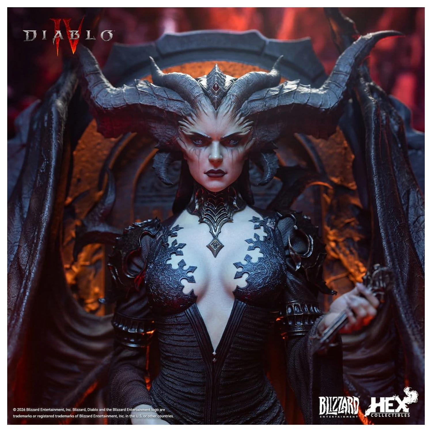 Diablo IV Art Lilith szobor figura 34 cm termékfotó