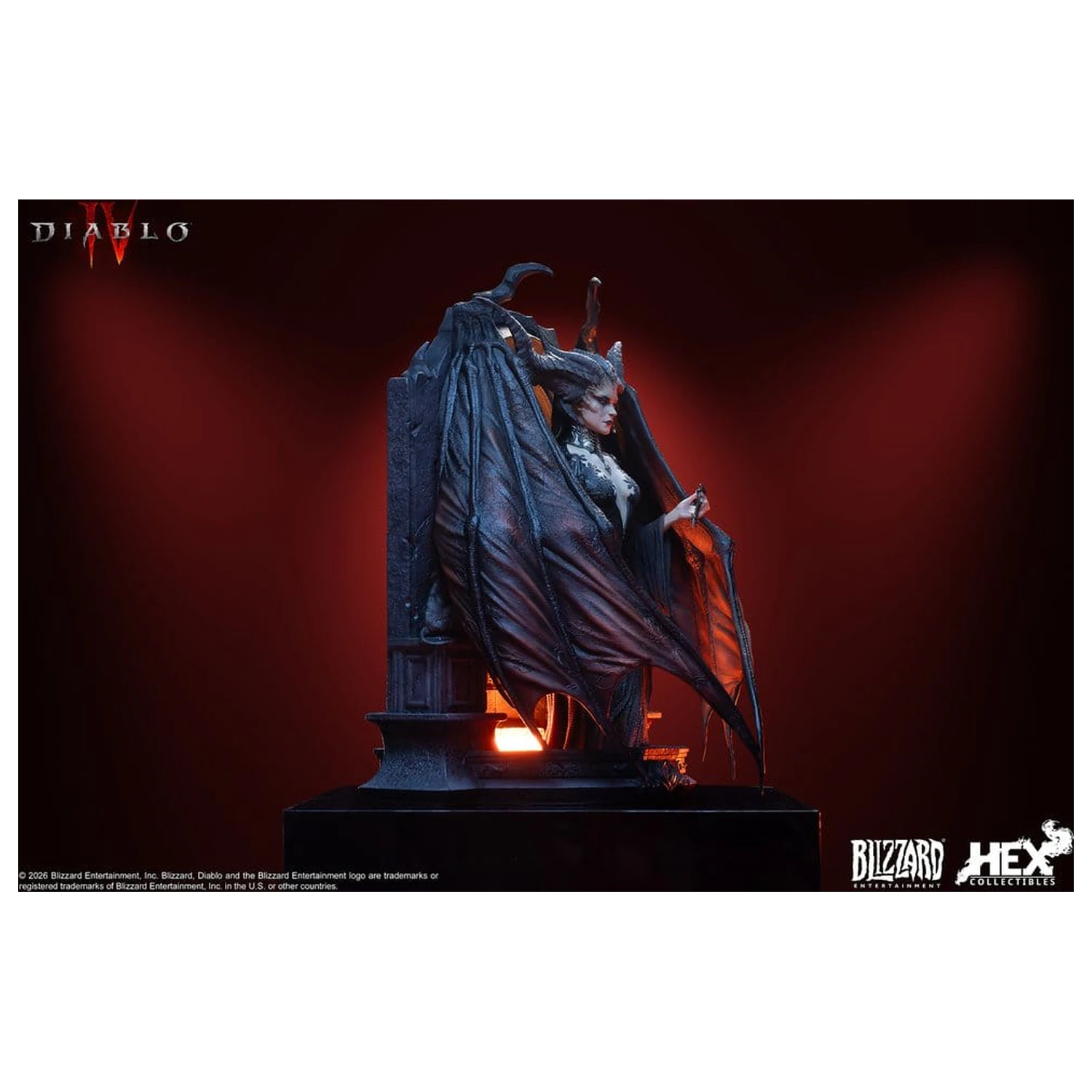 Diablo IV Art Lilith szobor figura 34 cm termékfotó