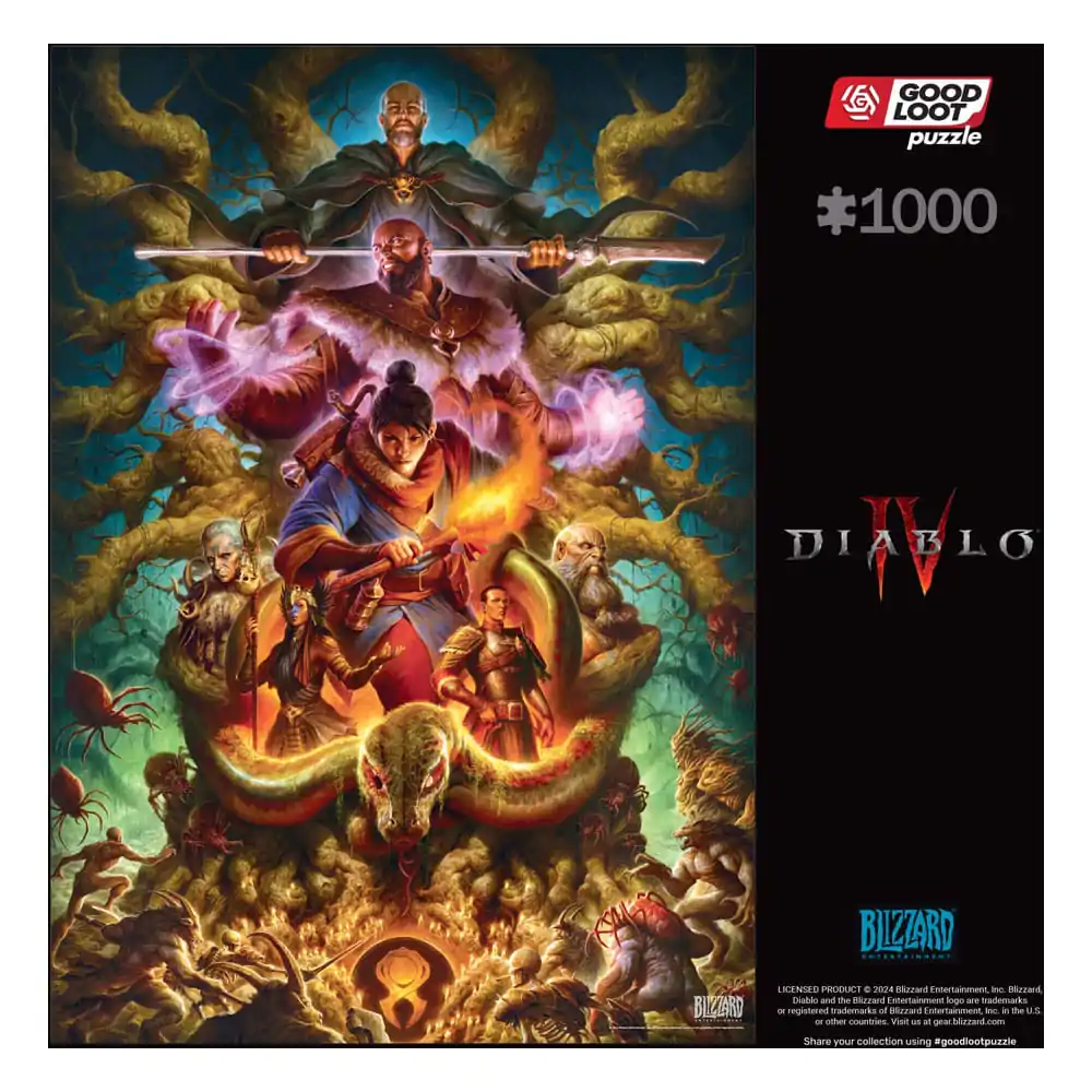 Diablo IV Gaming Horadrim puzzle (1000 darab) termékfotó