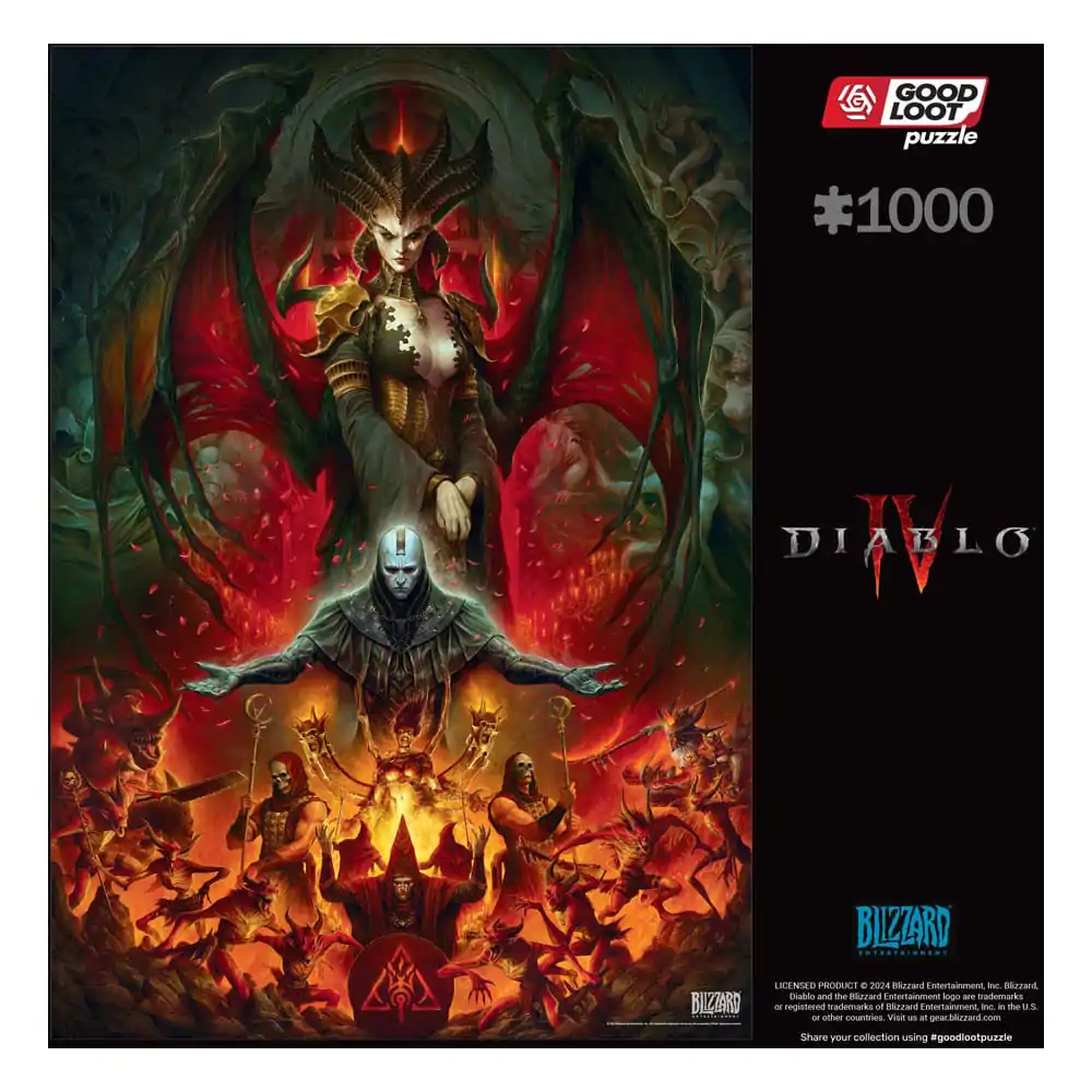 Diablo IV Gaming Lilith Composition puzzle (1000 darab) termékfotó