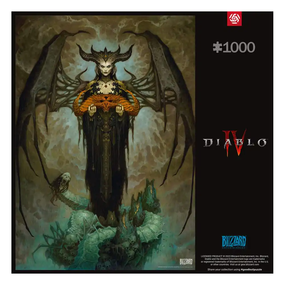 Diablo IV Gaming Lilith puzzle (1000 darab) termékfotó