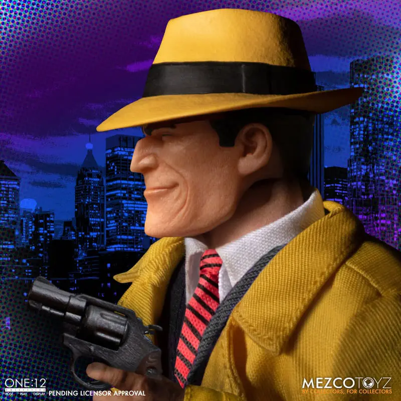 Dick Tracy 1/12 Dick Tracy vs Flattop Box akciófigura csomag 17 cm termékfotó