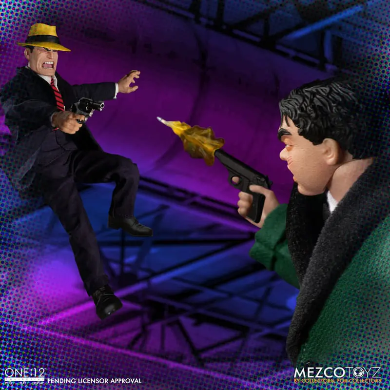 Dick Tracy 1/12 Dick Tracy vs Flattop Box akciófigura csomag 17 cm termékfotó