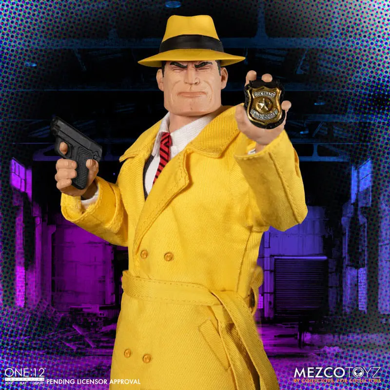 Dick Tracy 1/12 Dick Tracy vs Flattop Box akciófigura csomag 17 cm termékfotó